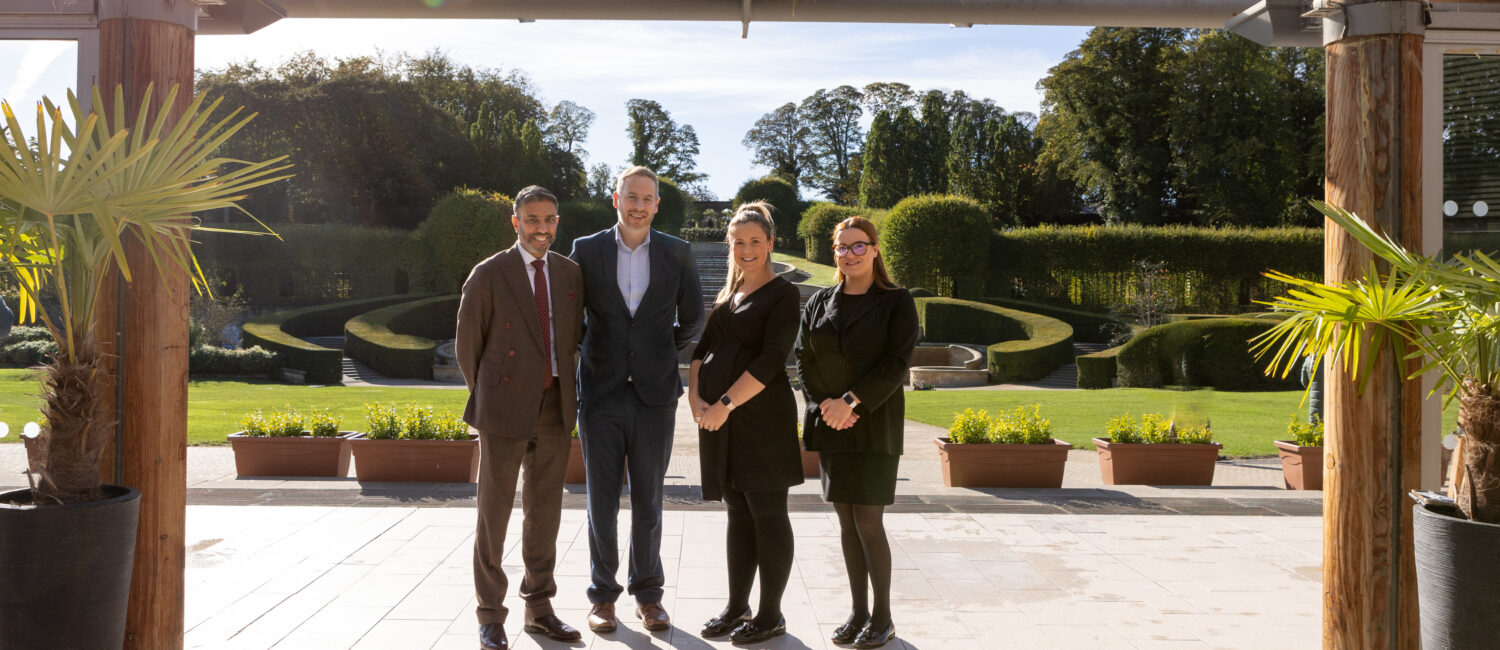 From left to right: Ammar Mirza – Chair of SME Centre of Excellence, John Hildreth - Head of Economic Growth at Advance Northumberland, Lucy Evermore - Northumberland Small Business Service Programme Manager & Heather Newton – Enterprise Co-Ordinator for the Northumberland Small Business Service