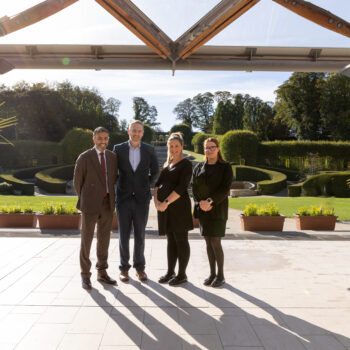 From left to right: Ammar Mirza – Chair of SME Centre of Excellence, John Hildreth - Head of Economic Growth at Advance Northumberland, Lucy Evermore - Northumberland Small Business Service Programme Manager & Heather Newton – Enterprise Co-Ordinator for the Northumberland Small Business Service